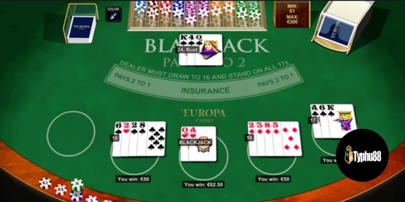 Tỷ lệ thưởng trong game Blackjack online cực cao